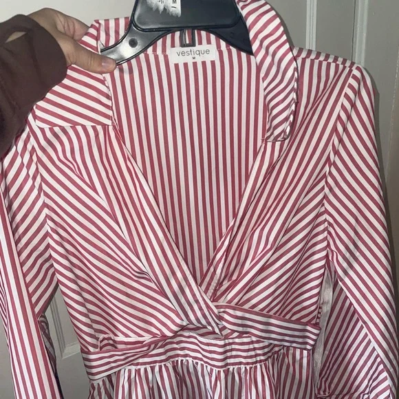 Vestique Pink Striped Maxi Dress - Picture 6 of 6